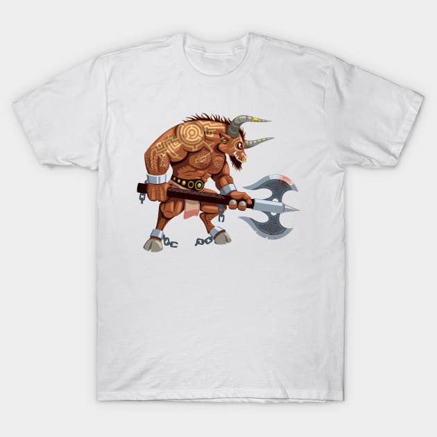 Minotaur T-Shirt by Malchev